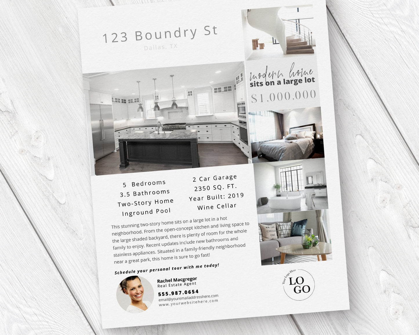 Property Feature Sheet Single-Sided