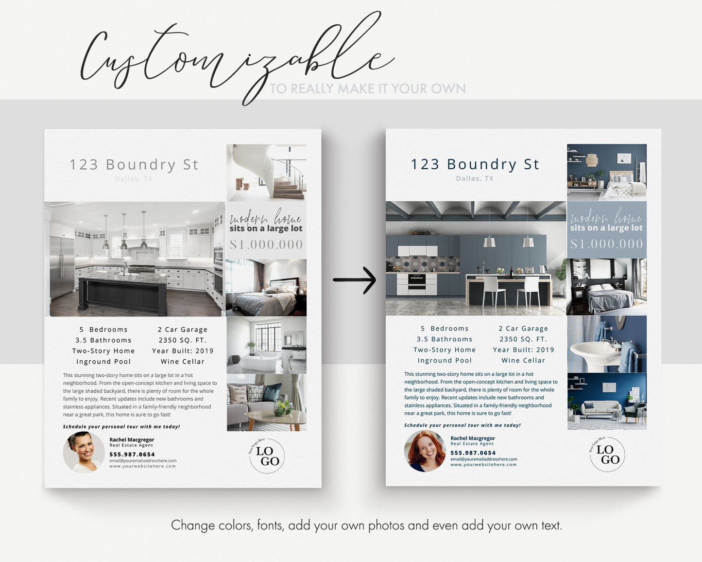 Property Feature Sheet Single-Sided