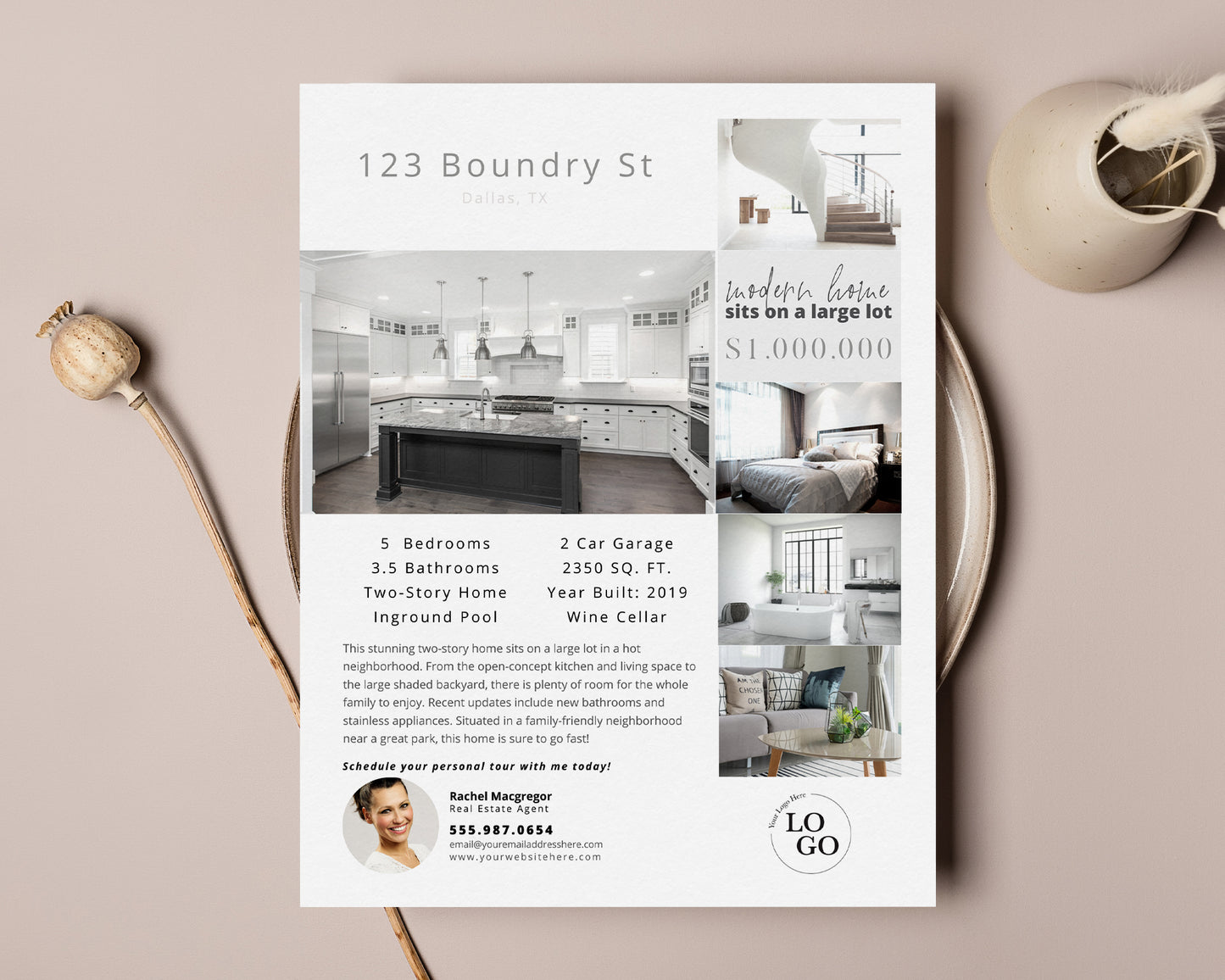 Property Feature Sheet Single-Sided