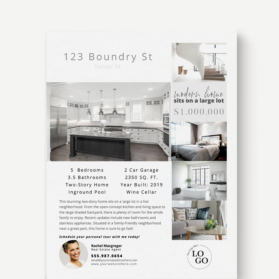 Property Feature Sheet Single-Sided