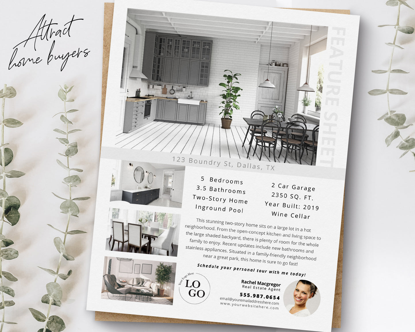 Property Feature Sheet Single-Sided