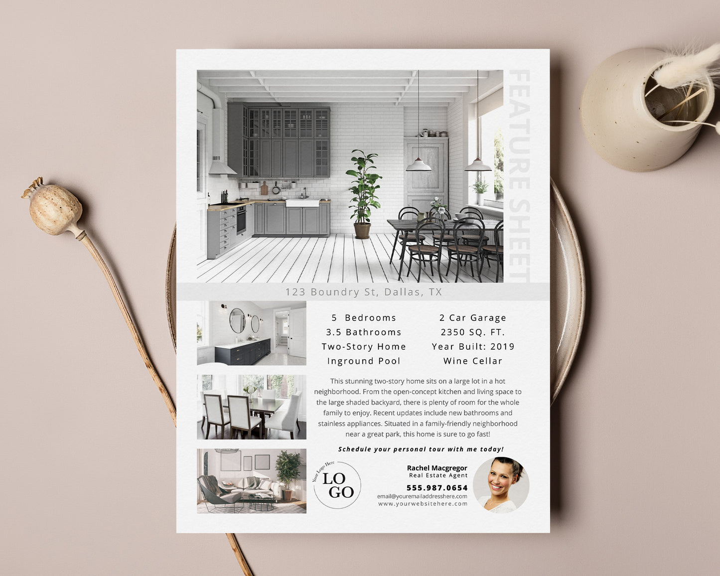 Property Feature Sheet Single-Sided