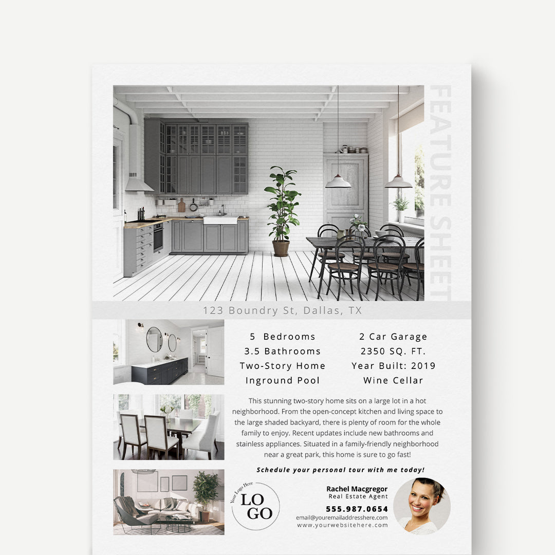 Property Feature Sheet Single-Sided