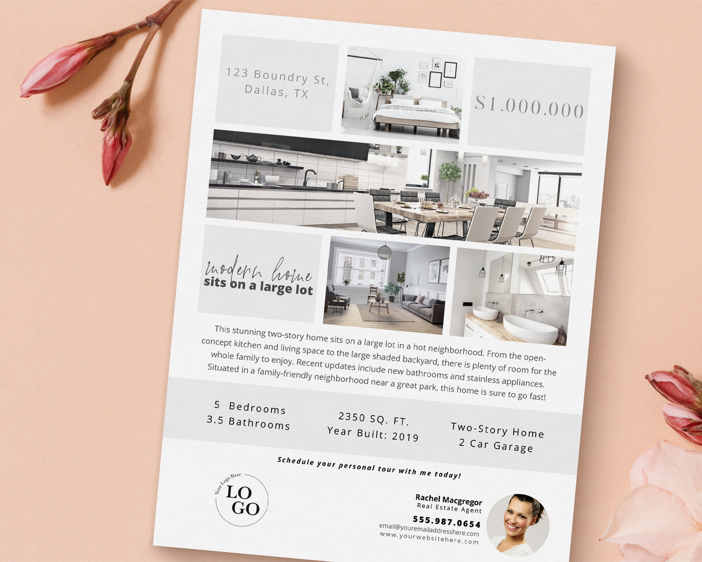 Property Feature Sheet Single-Sided