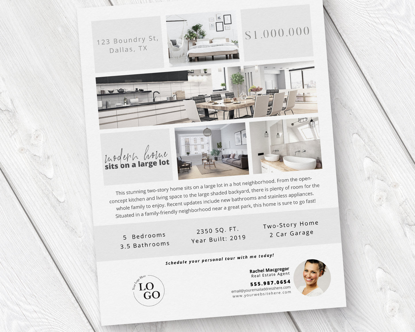 Property Feature Sheet Single-Sided