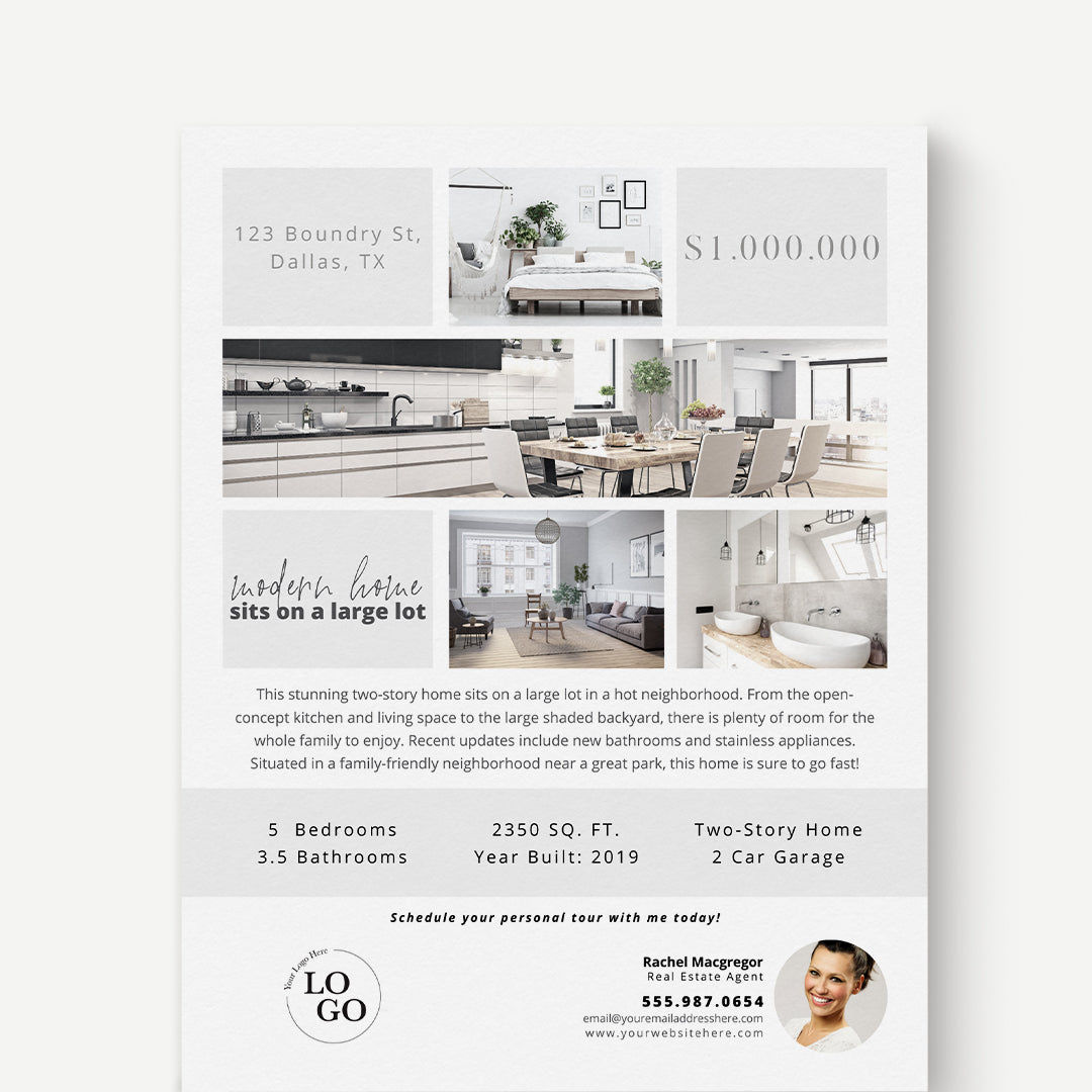 Property Feature Sheet Single-Sided