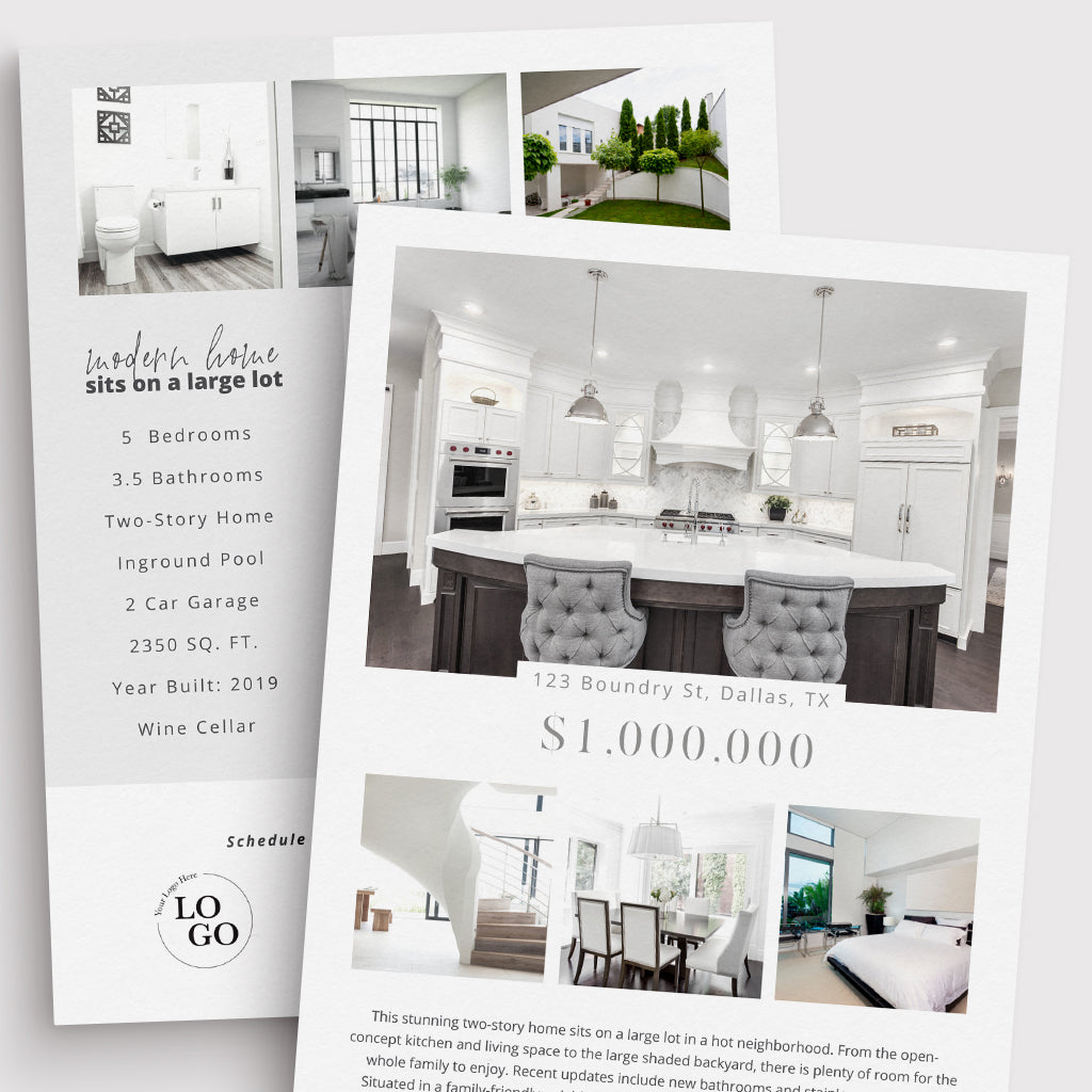 Double-Sided Property Feature Sheet