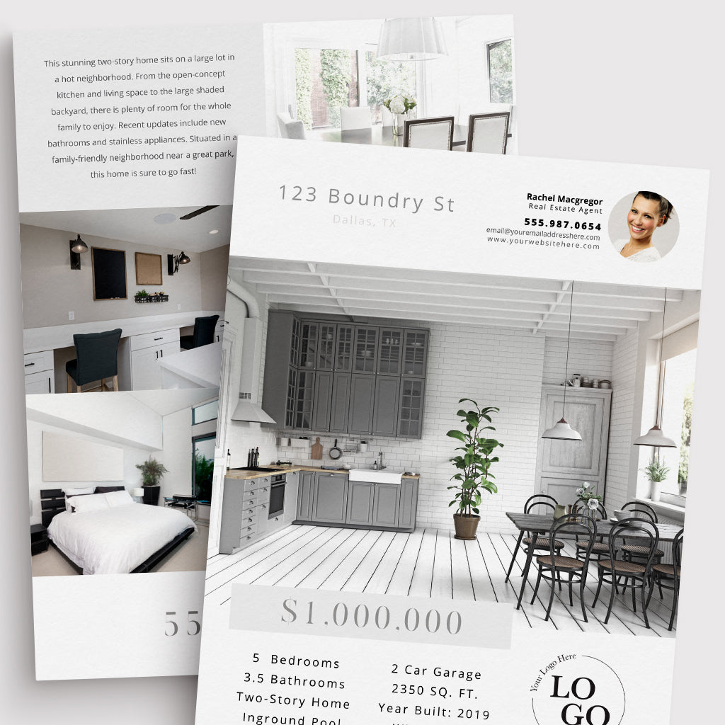 Double-Sided Property Feature Sheet