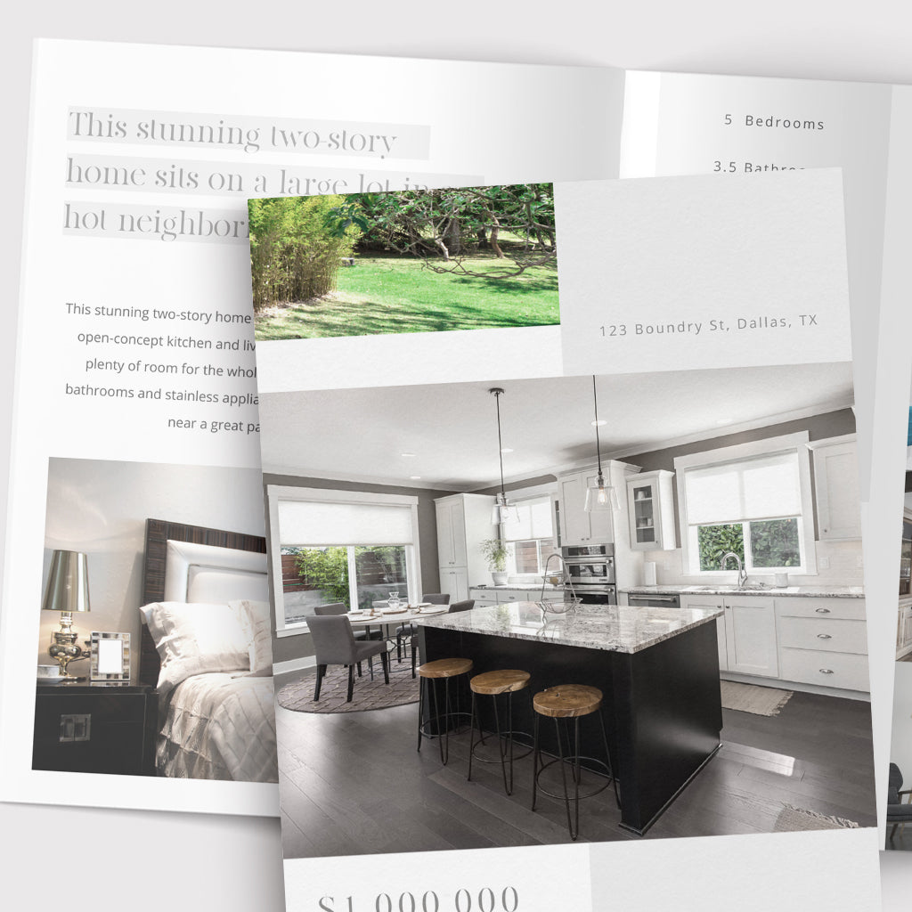 Tabloid Property Feature Sheet