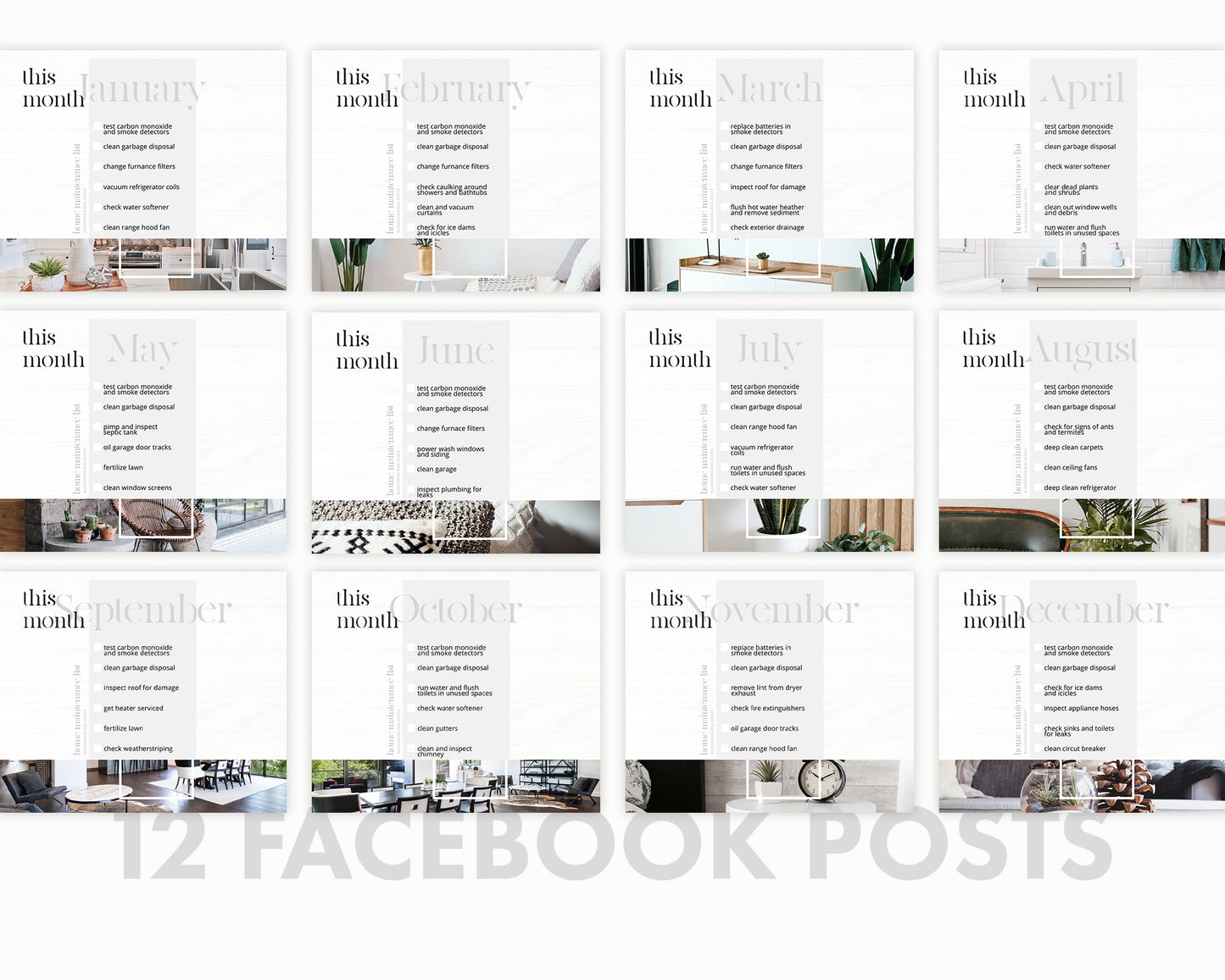 12 Home Maintenance Facebook Posts