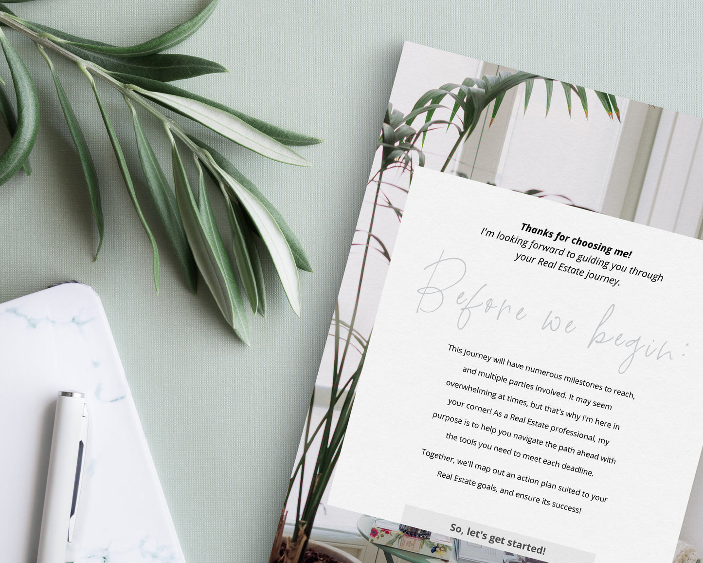 New Client Buyer Welcome Packet