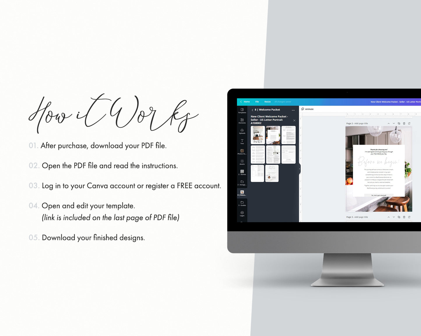 New Client Seller Welcome Packet