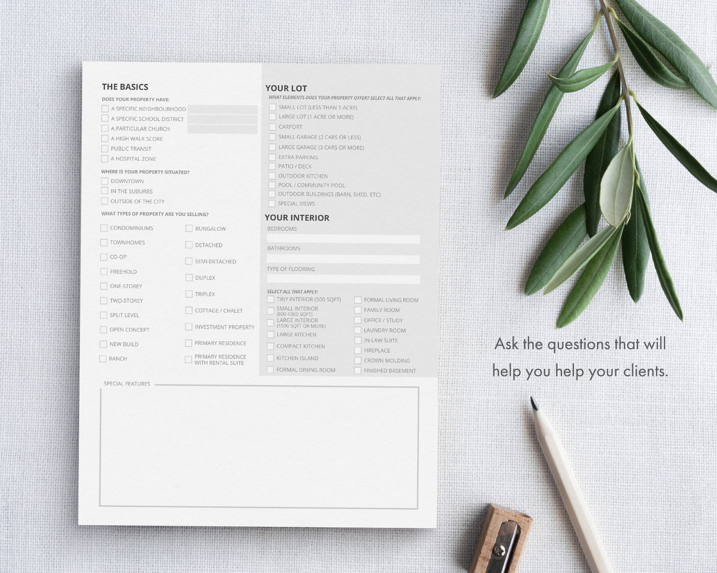 New Client Seller Welcome Packet