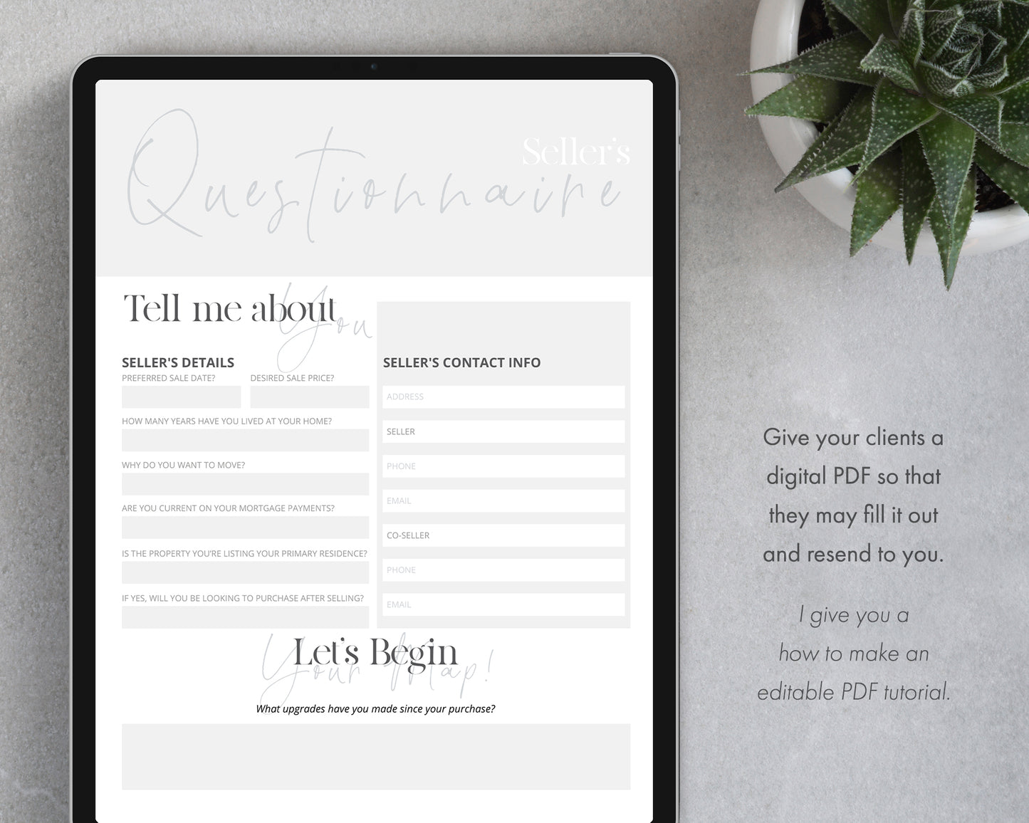 New Client Seller Welcome Packet