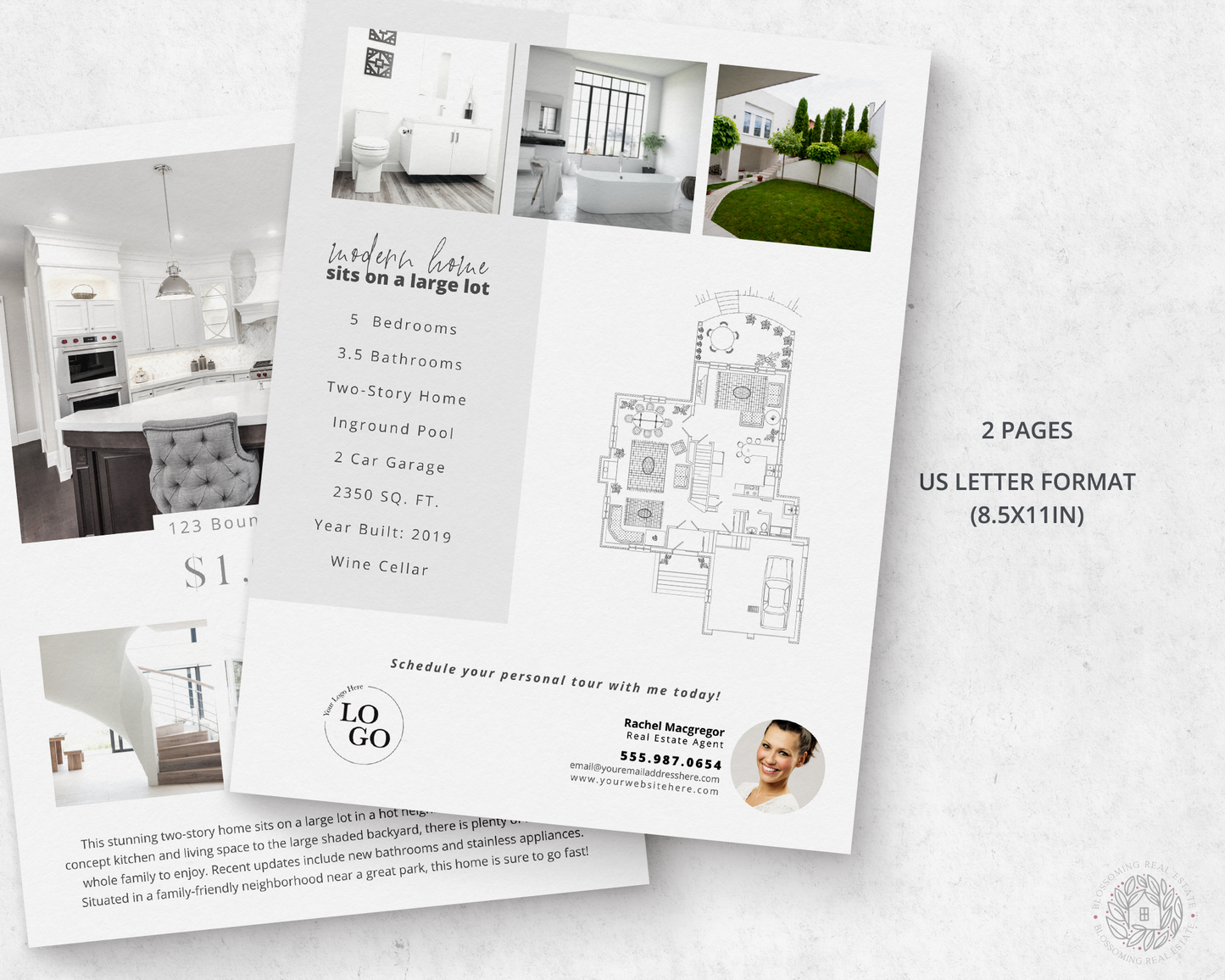 Double-Sided Property Feature Sheet