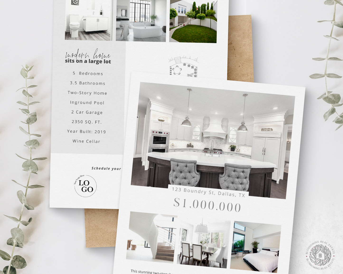 Double-Sided Property Feature Sheet