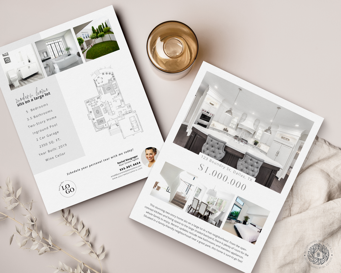 Double-Sided Property Feature Sheet