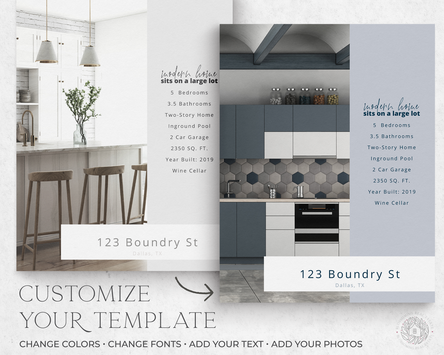 Double-Sided Property Feature Sheet