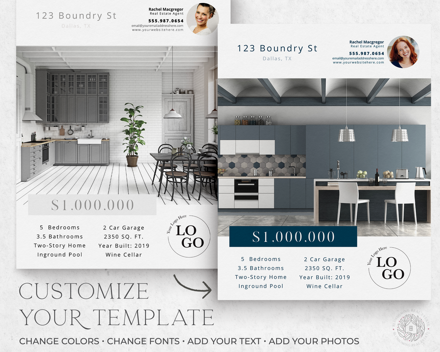 Double-Sided Property Feature Sheet