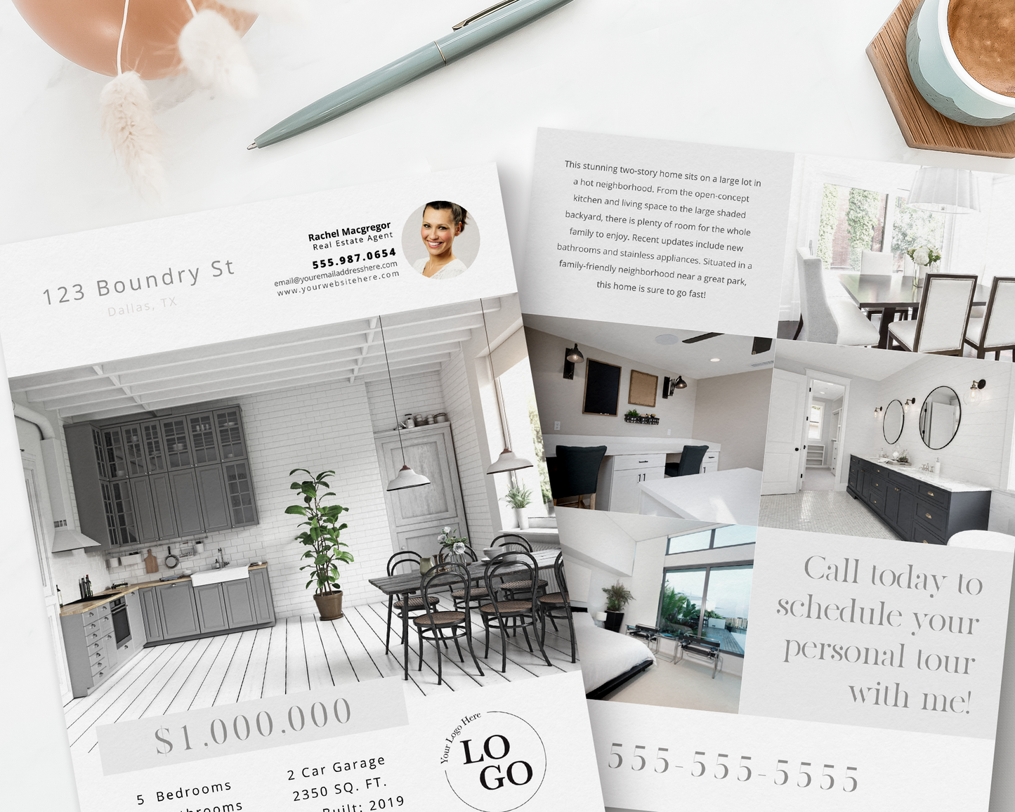 Double-Sided Property Feature Sheet