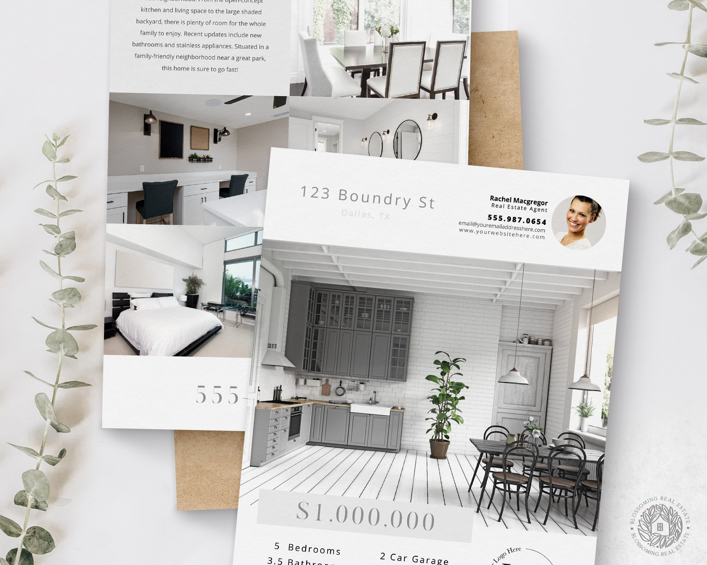 Double-Sided Property Feature Sheet
