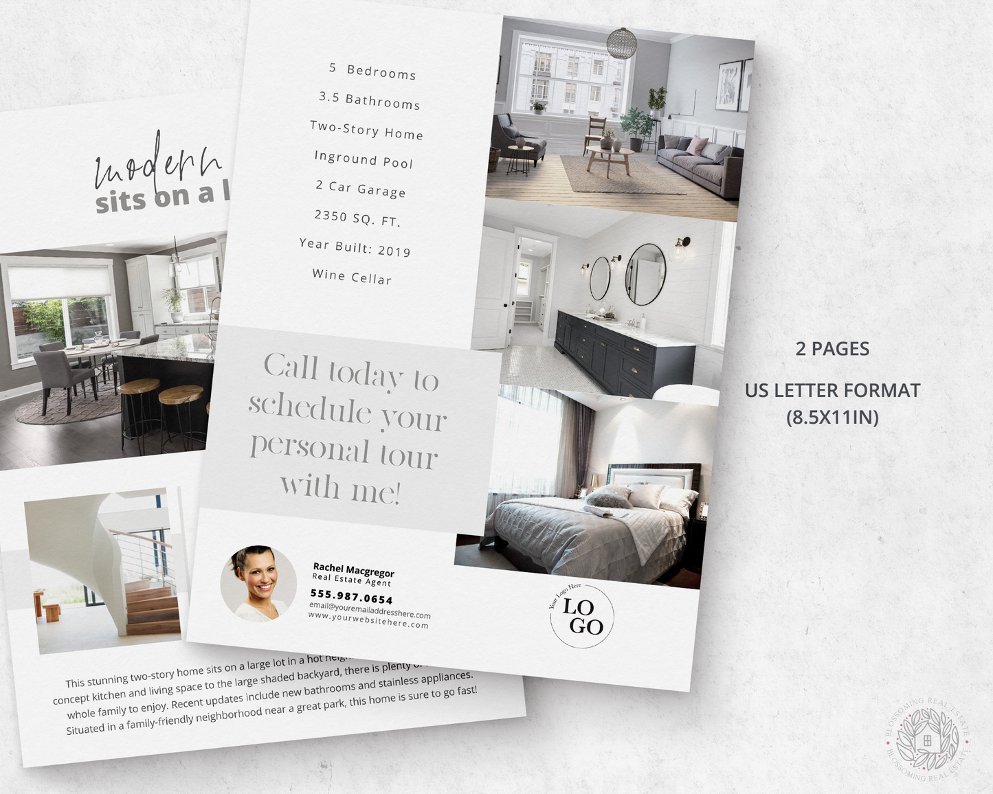 Double-Sided Property Feature Sheet