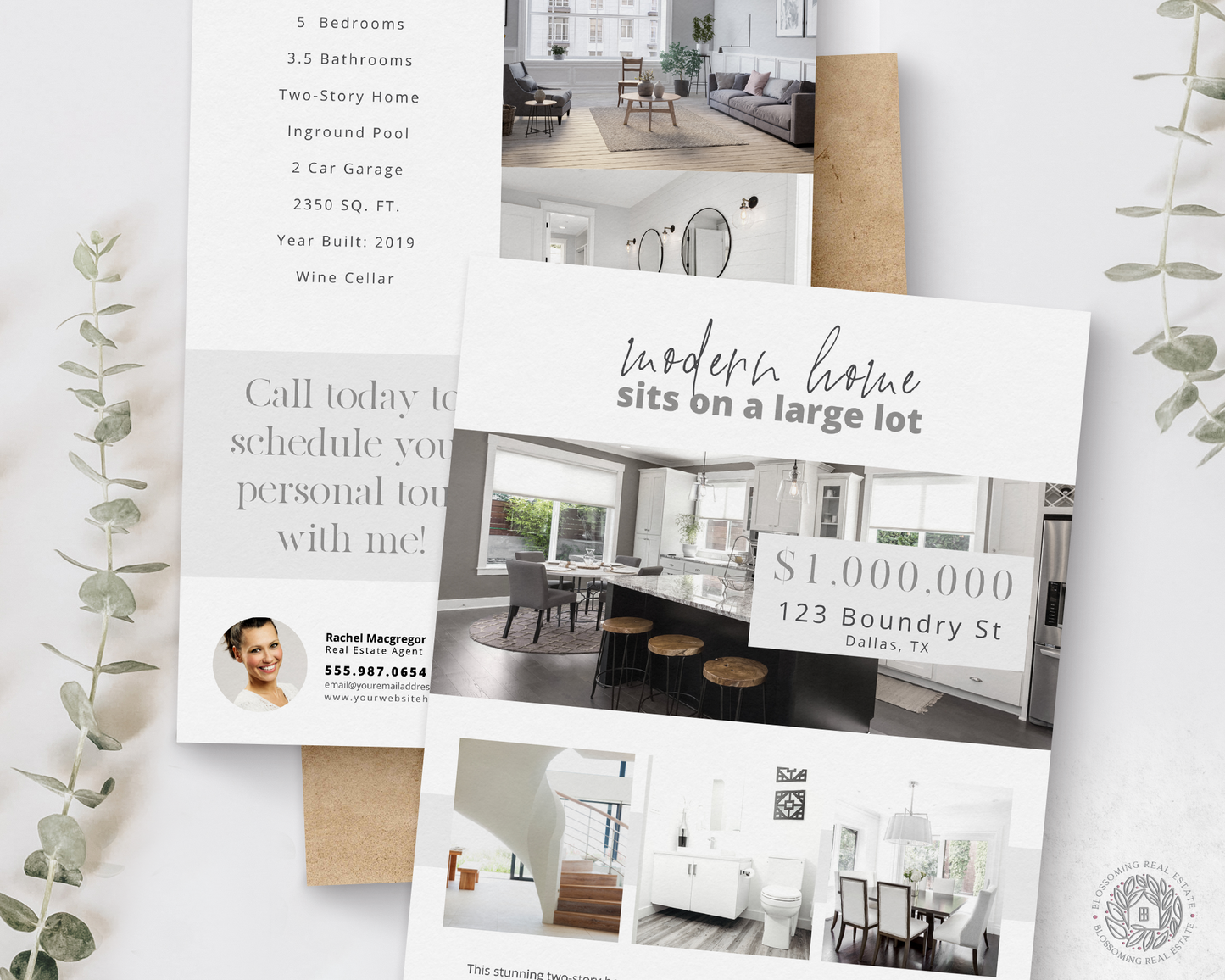 Double-Sided Property Feature Sheet
