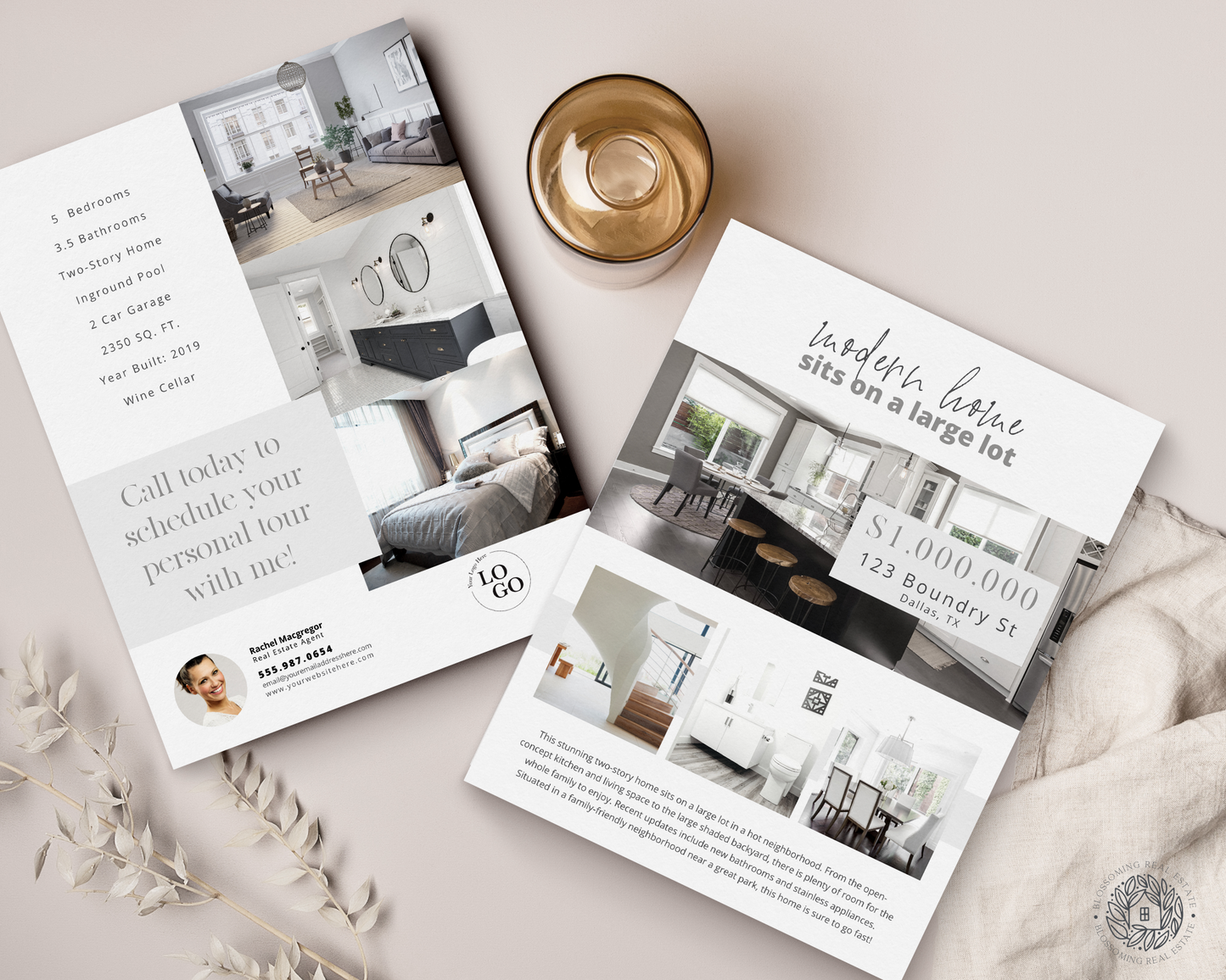 Double-Sided Property Feature Sheet
