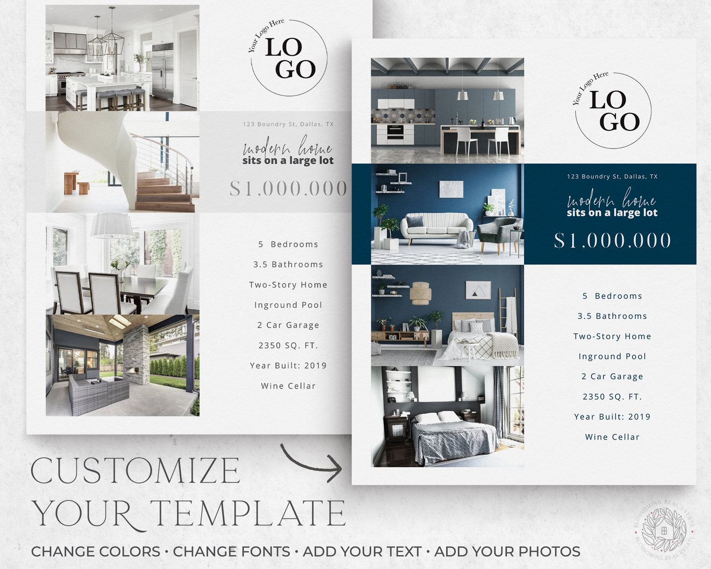 Double-Sided Property Feature Sheet