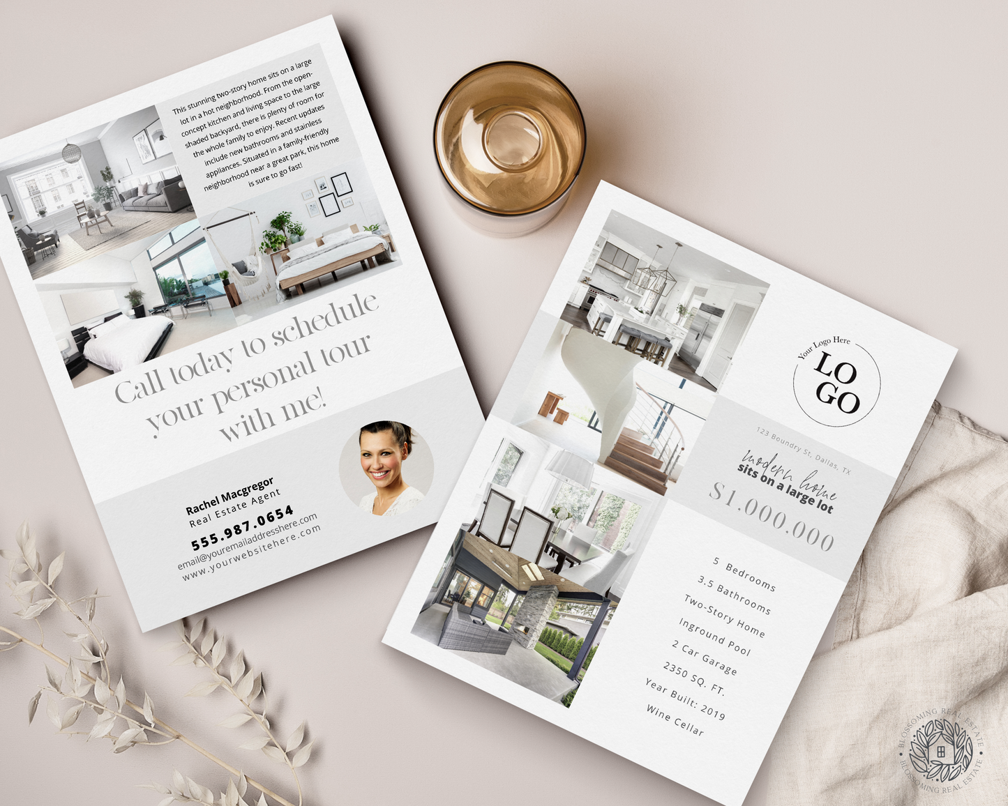 Double-Sided Property Feature Sheet