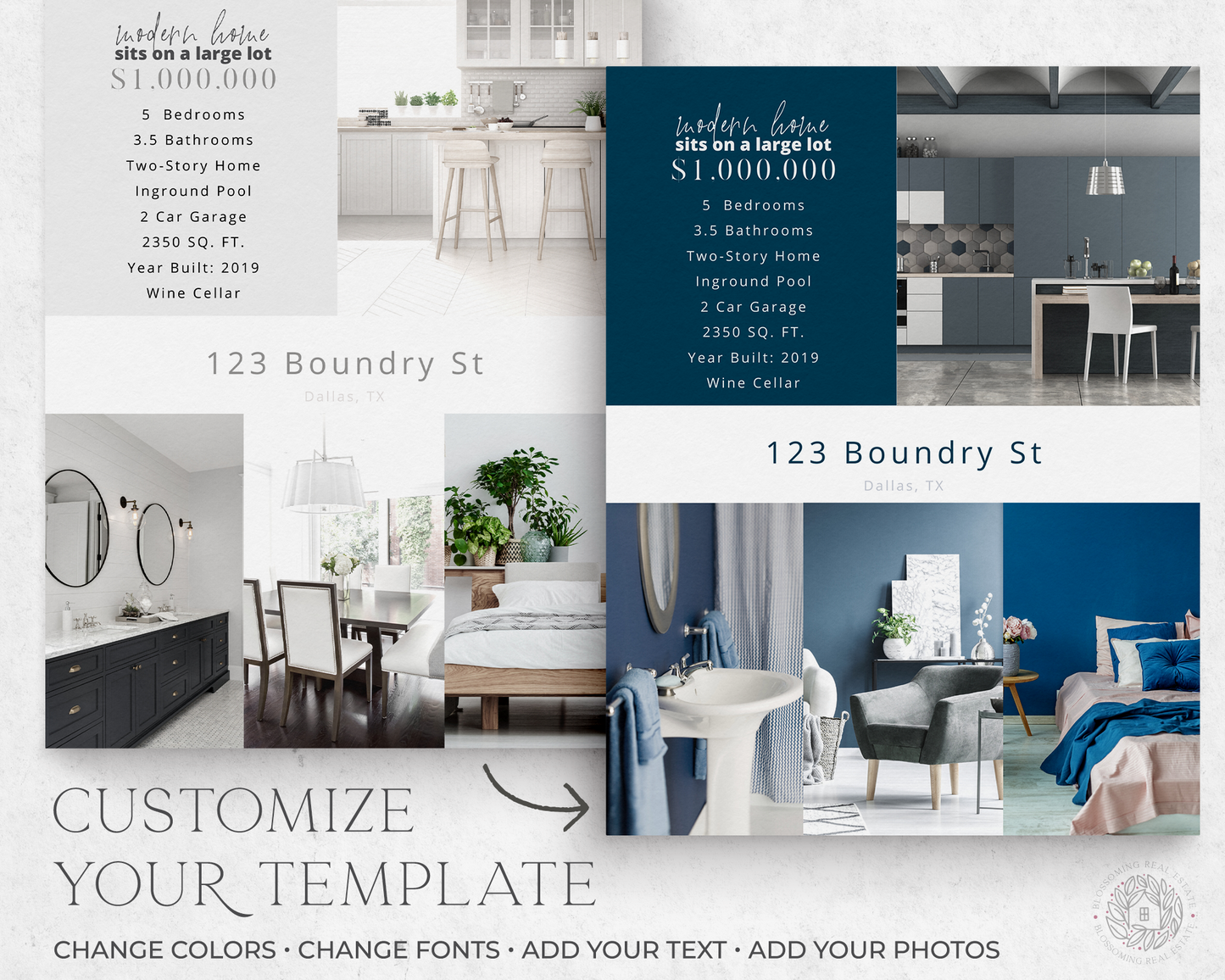 Double-Sided Property Feature Sheet