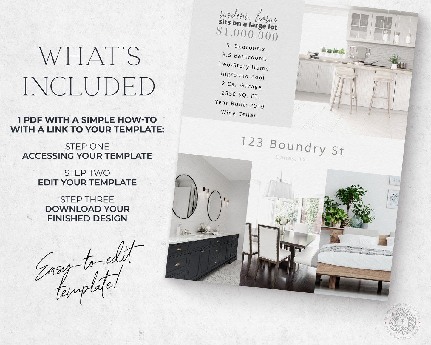 Double-Sided Property Feature Sheet