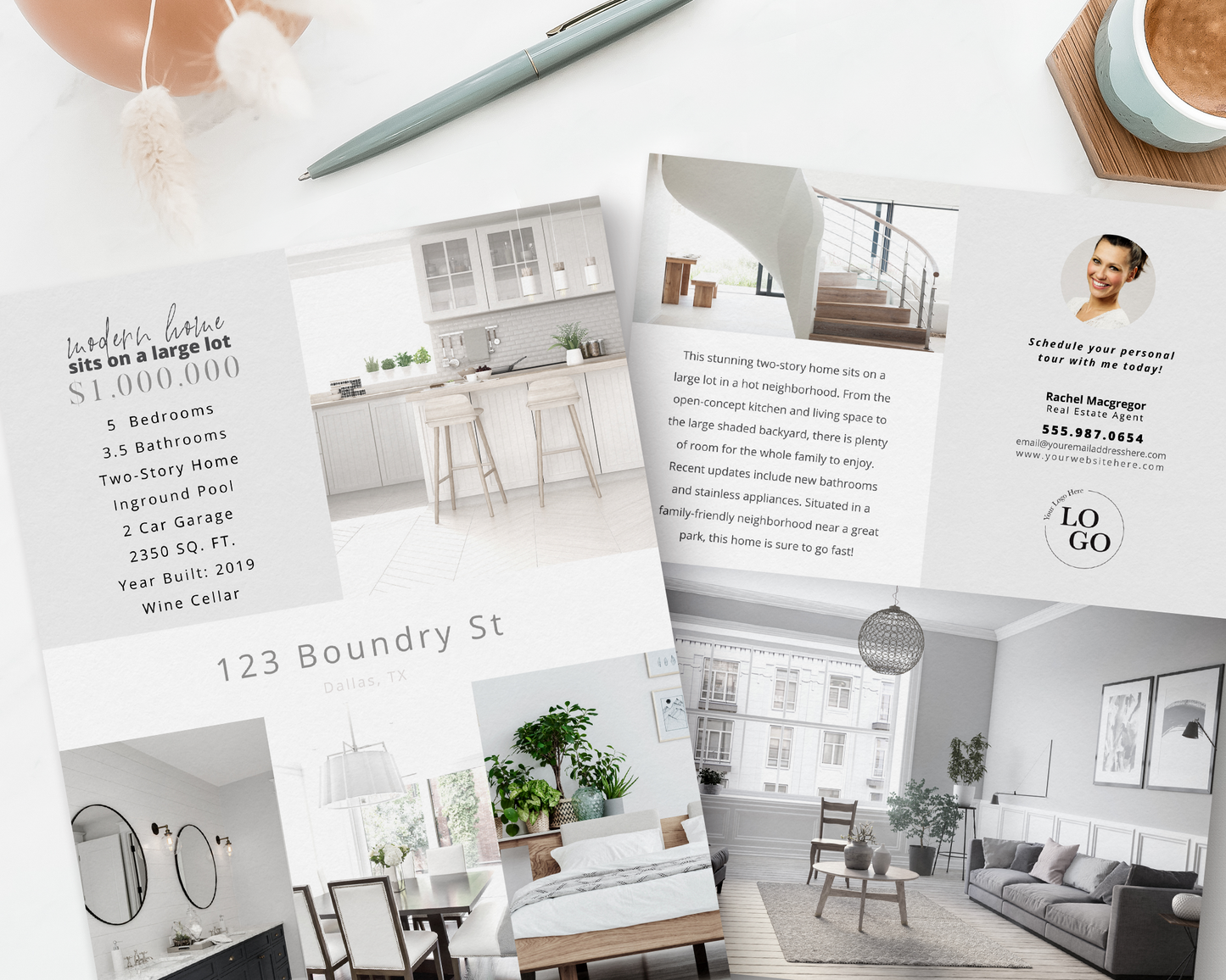 Double-Sided Property Feature Sheet