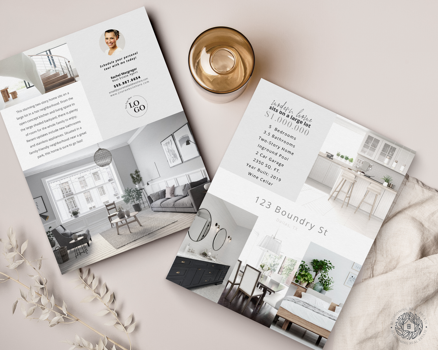 Double-Sided Property Feature Sheet
