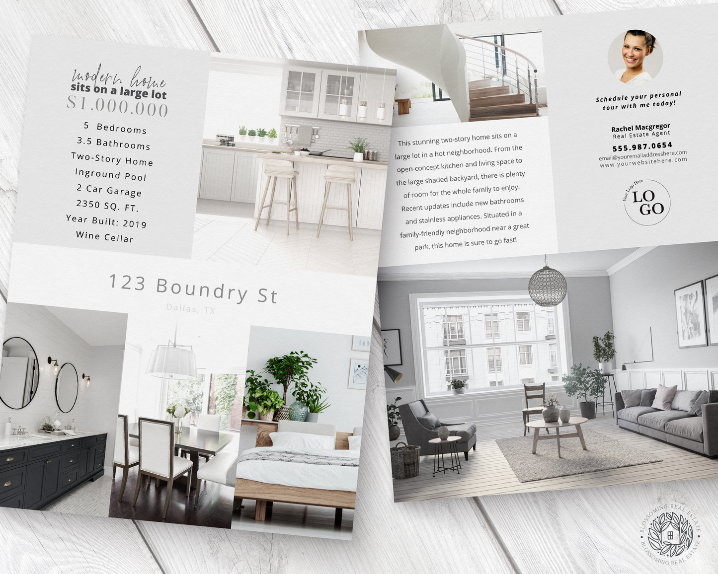 Double-Sided Property Feature Sheet