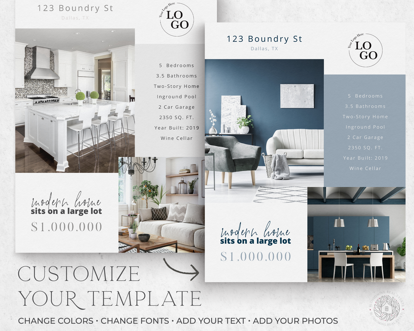 Double-Sided Property Feature Sheet