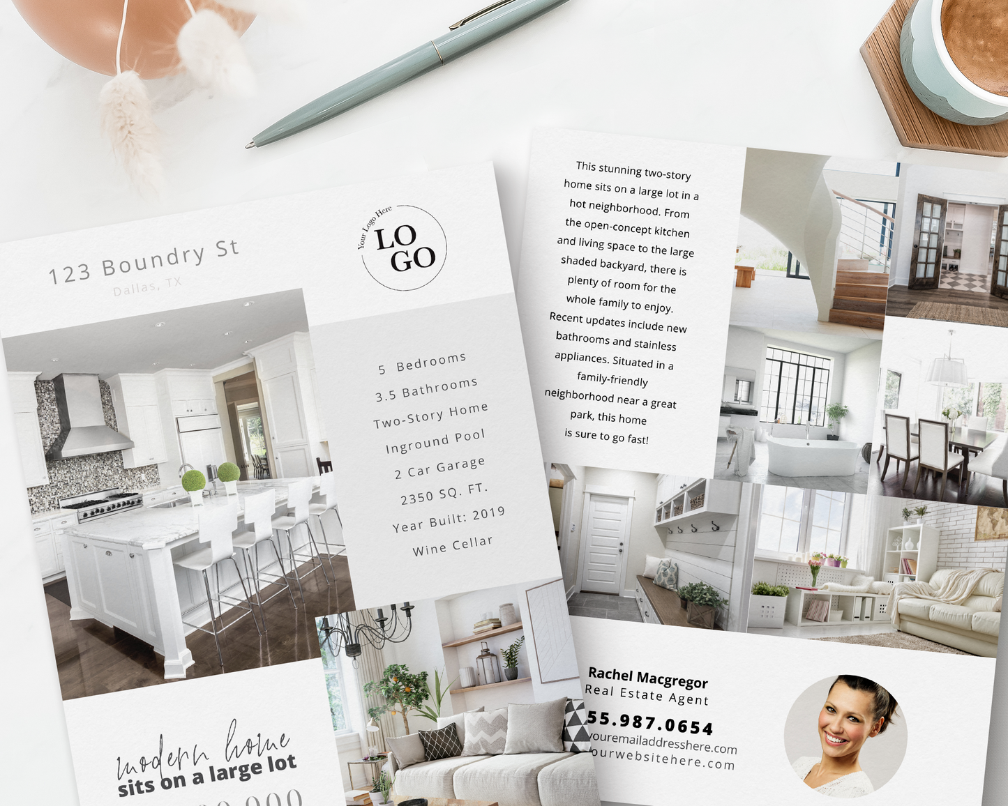 Double-Sided Property Feature Sheet