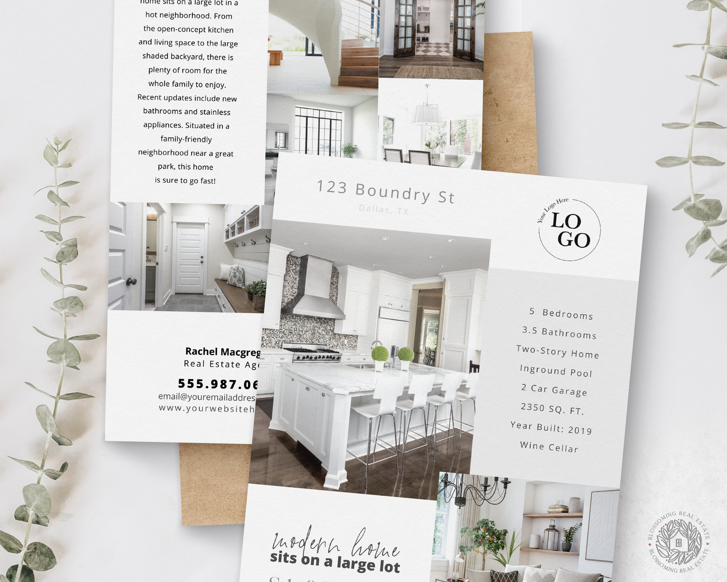 Double-Sided Property Feature Sheet