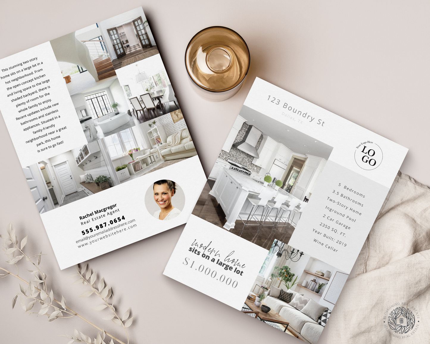 Double-Sided Property Feature Sheet