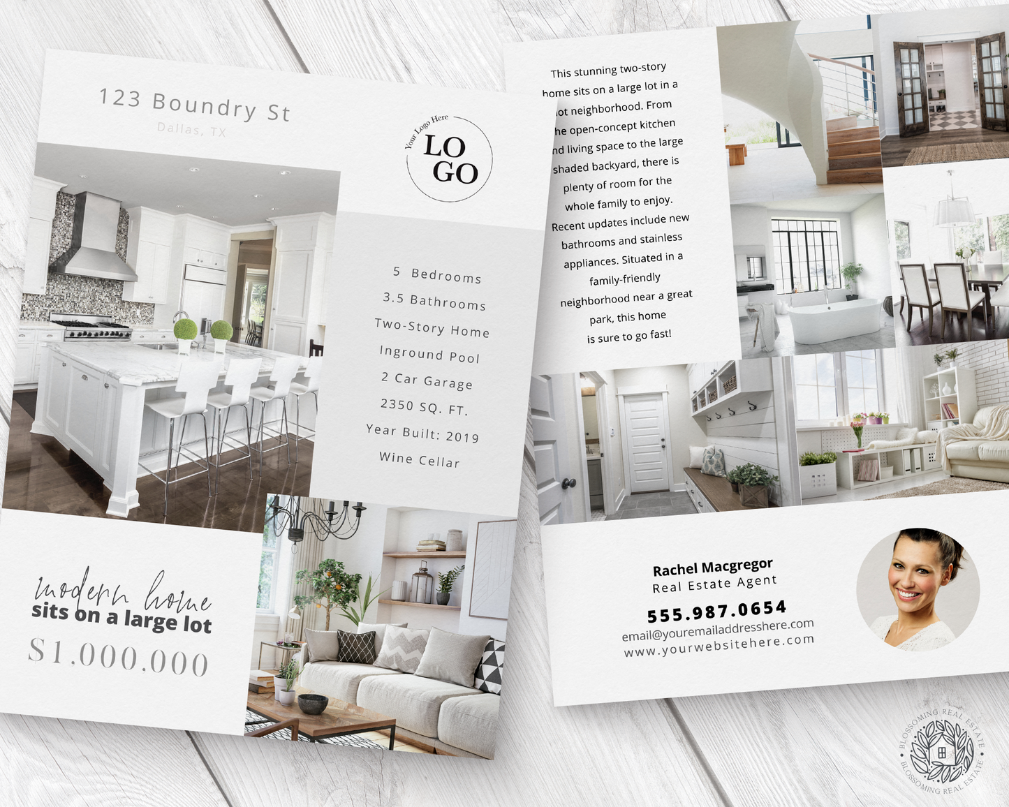 Double-Sided Property Feature Sheet