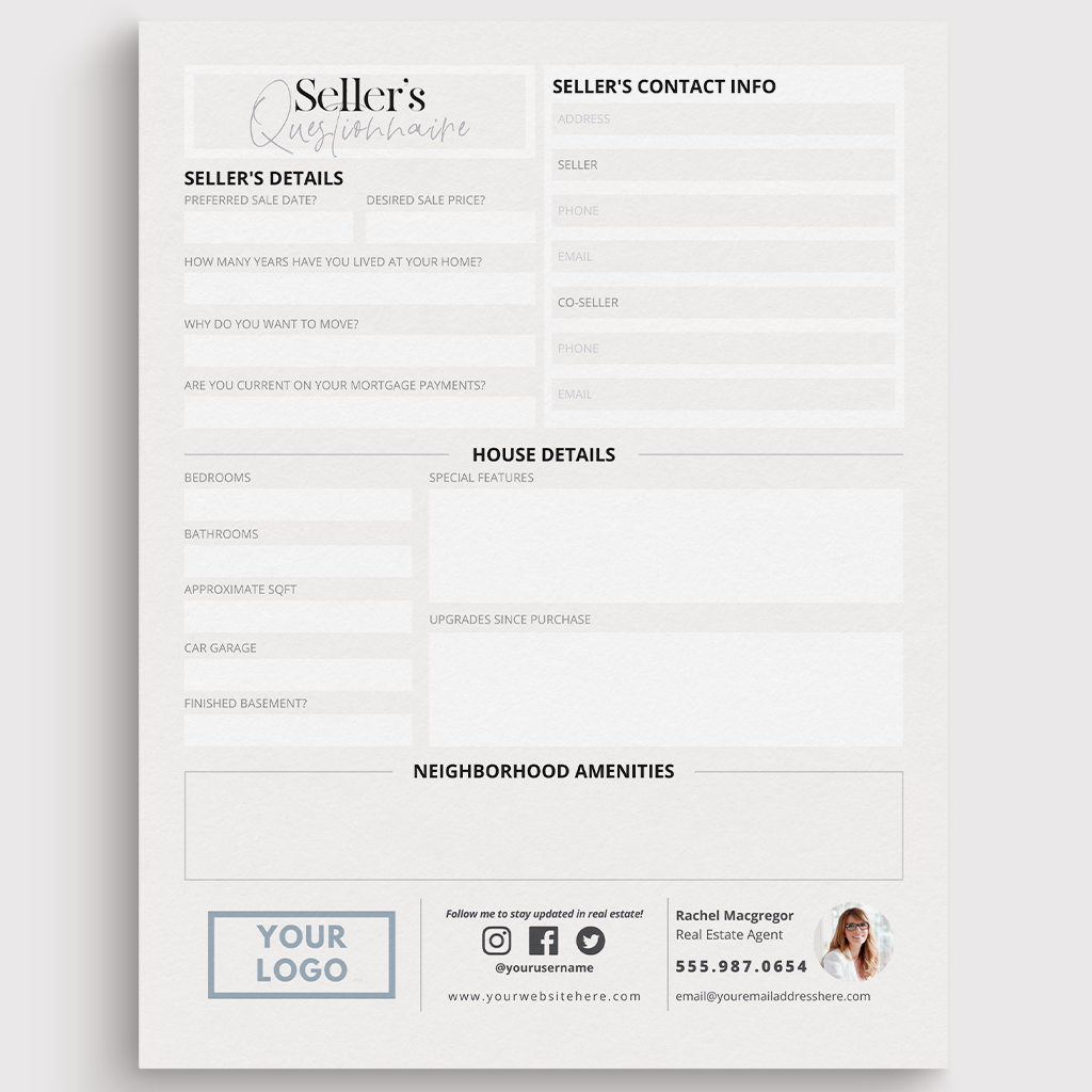Seller's Questionnaire