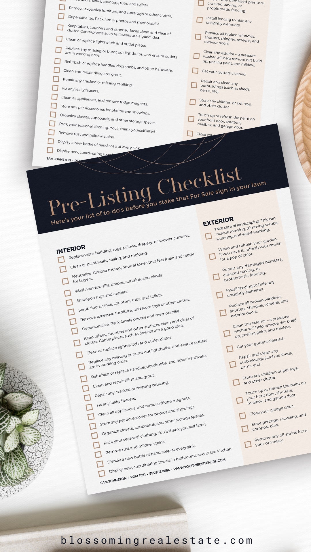 Pre-Listing Checklist