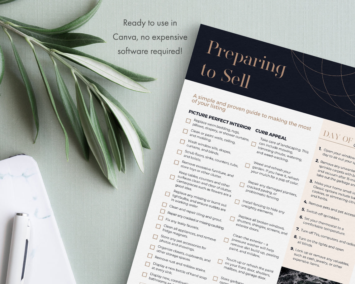 Preparing to Sell Checklist