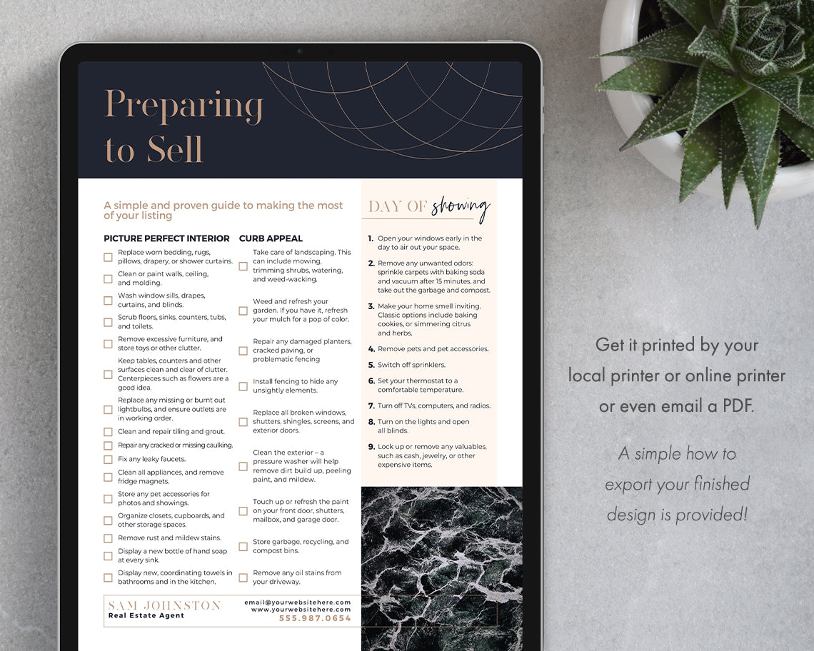 Preparing to Sell Checklist