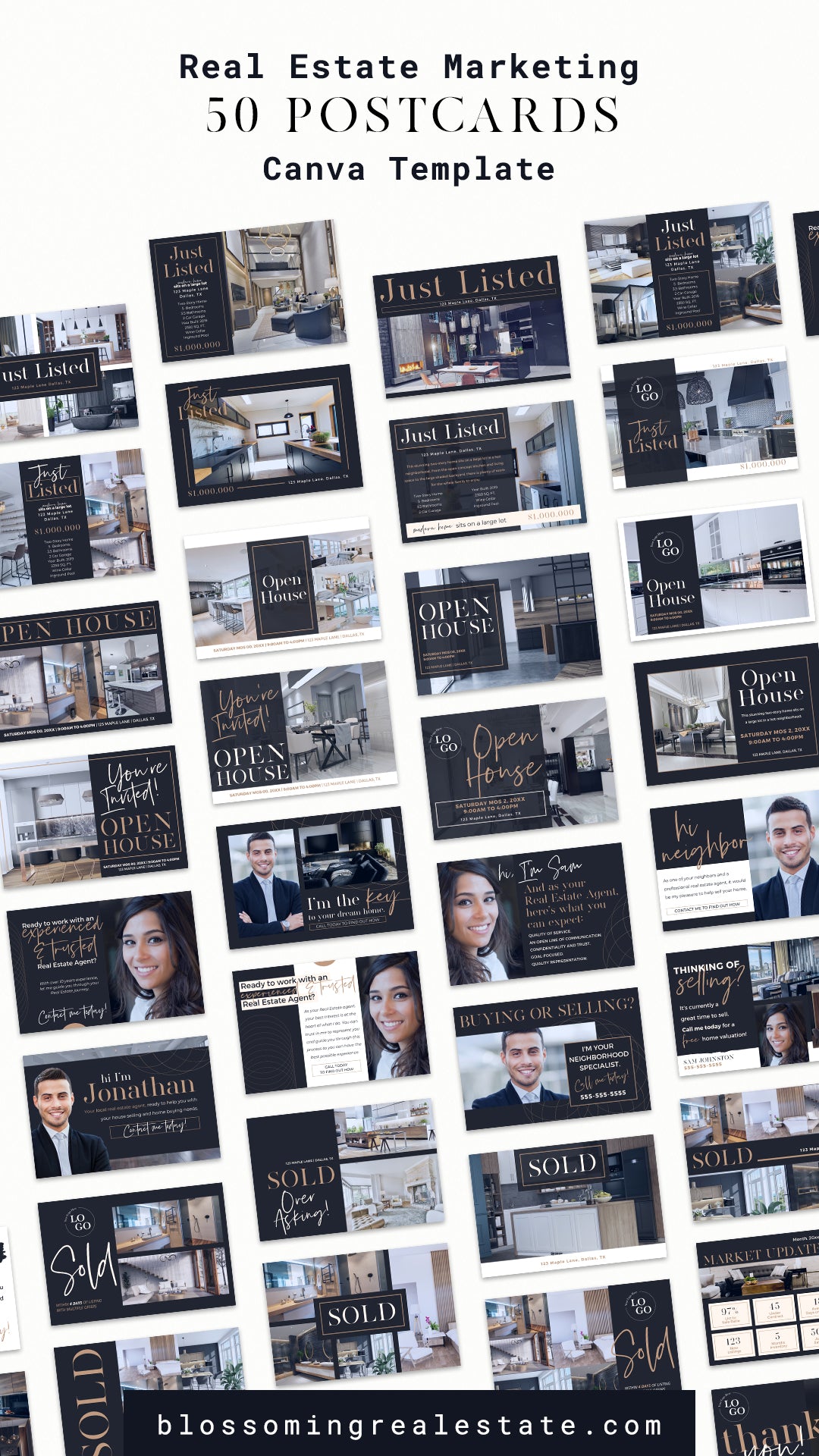 50 Real Estate Marketing Postcards