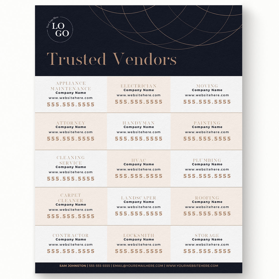 Trusted Vendors Flyer