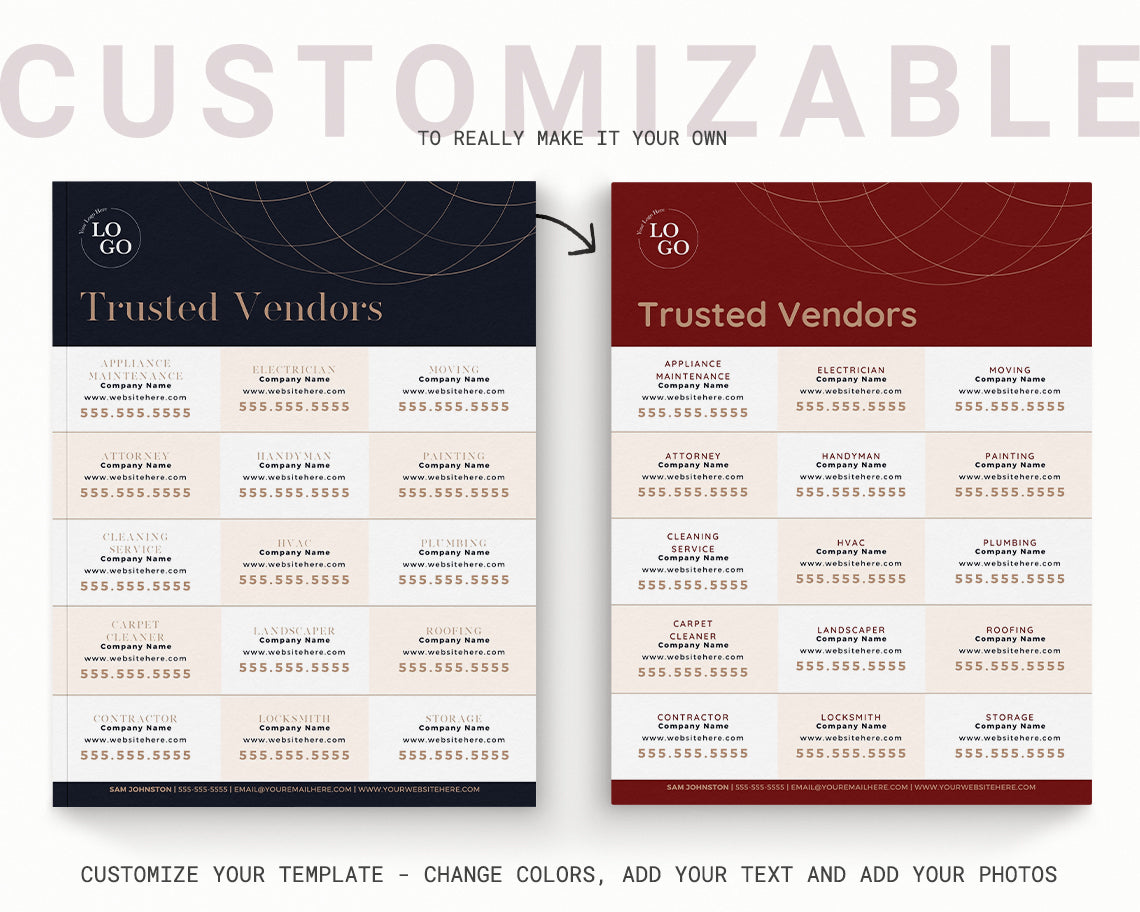 Trusted Vendors Flyer