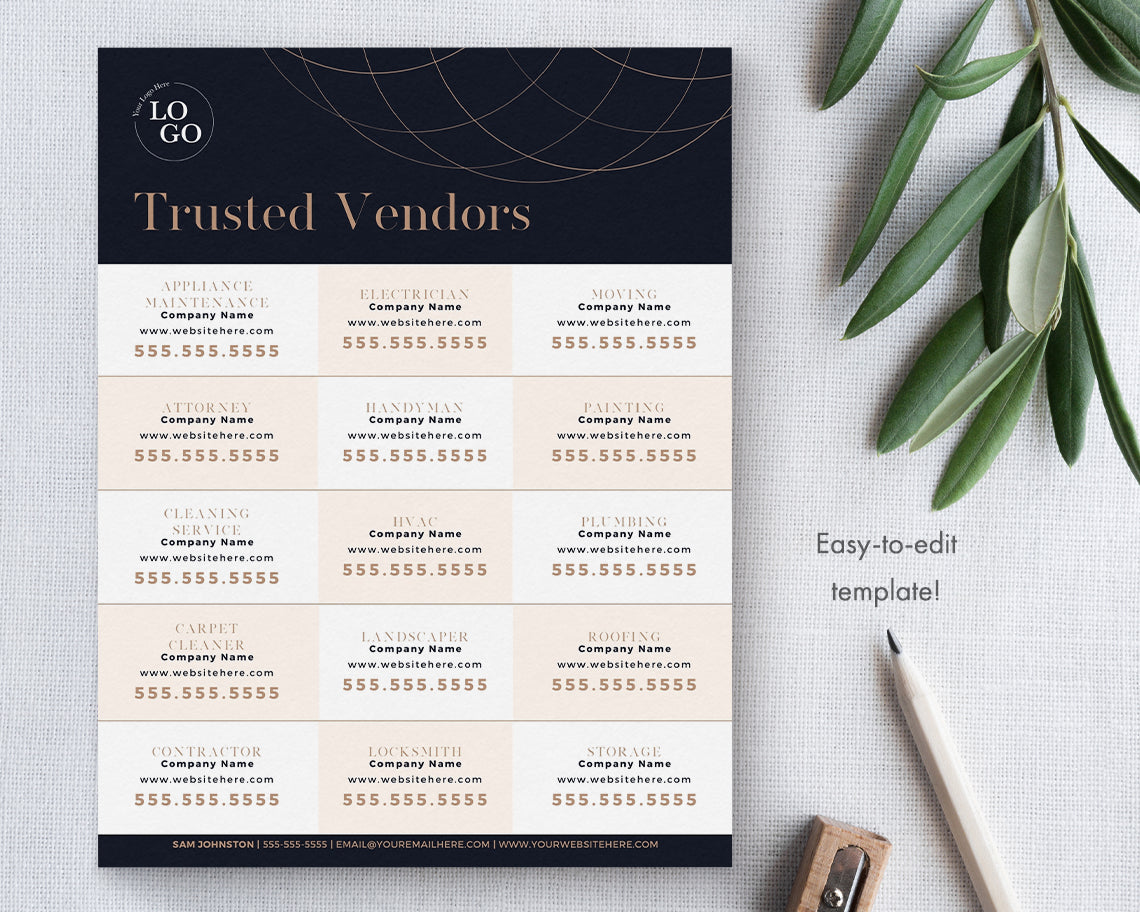 Trusted Vendors Flyer