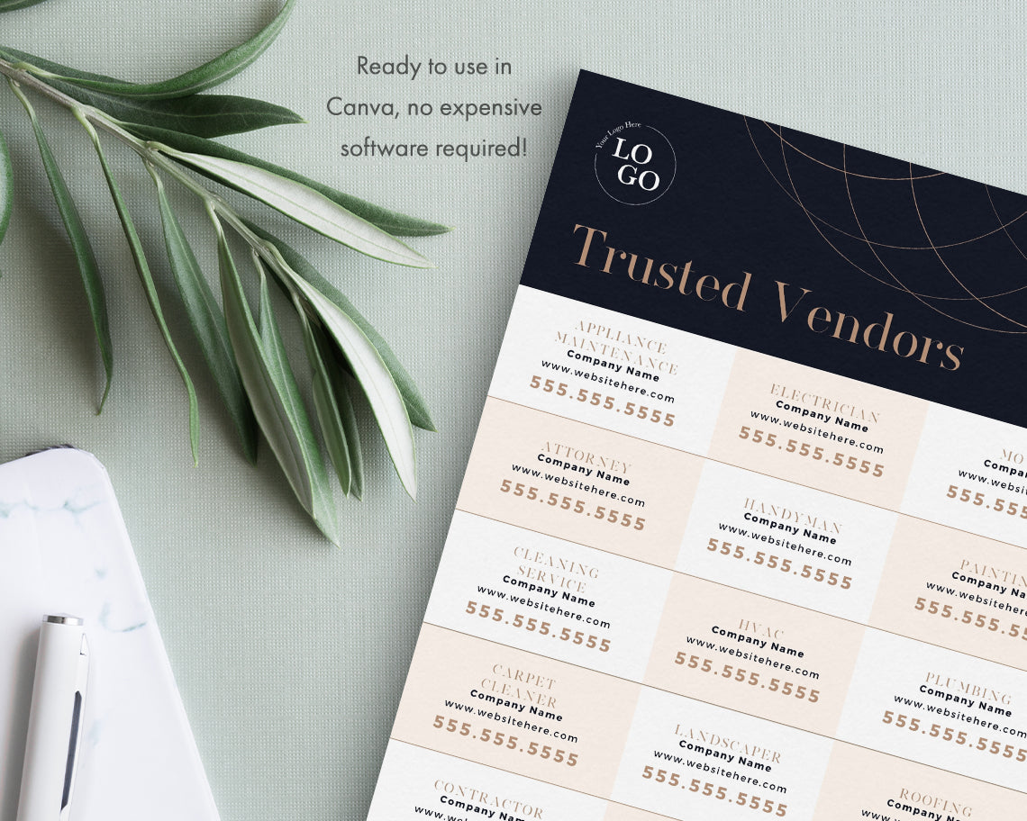 Trusted Vendors Flyer