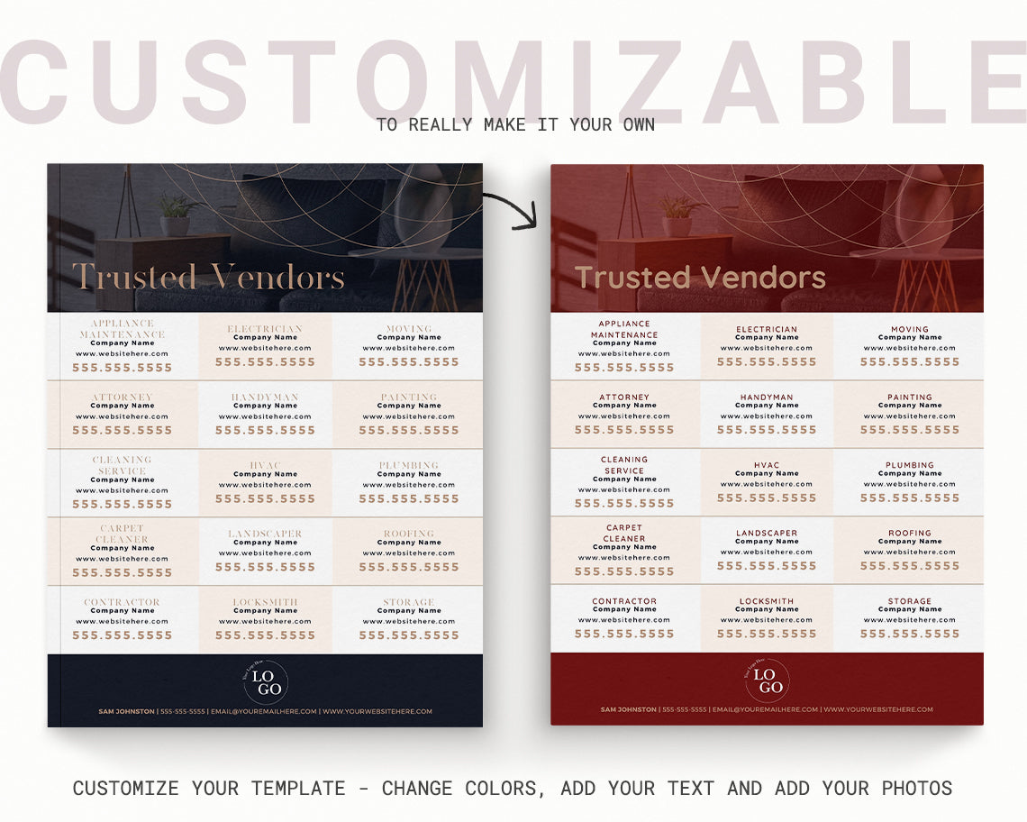 Trusted Vendors Flyer